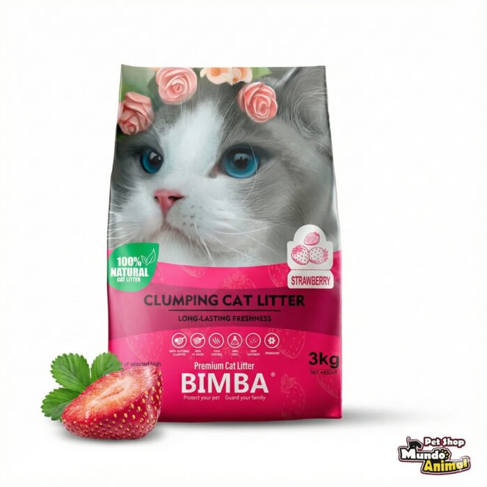 Arena-Bimba-Gatos-Aroma-Manzana-o-Fresa Arena Bimba Gatos Aroma Manzana o Fresa