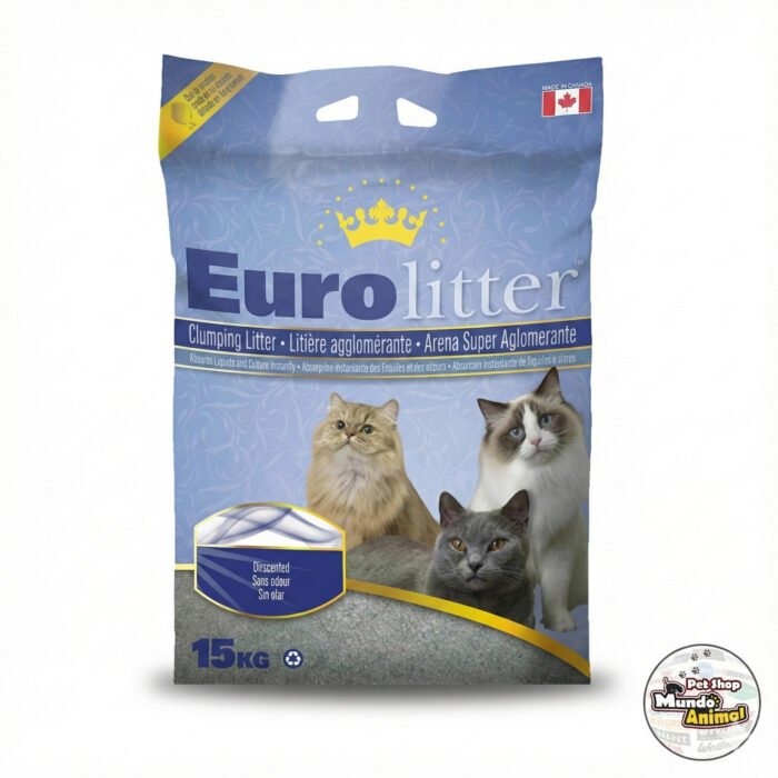 Arena Eurolitter Gatos Aroma Talco de Bebé