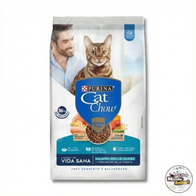 Cat-Chow-Vida-Sana-Gato-Adulto-Salmón-Pollo-y-Queso Cat Chow Vida Sana Gato Adulto Salmón Pollo y Queso