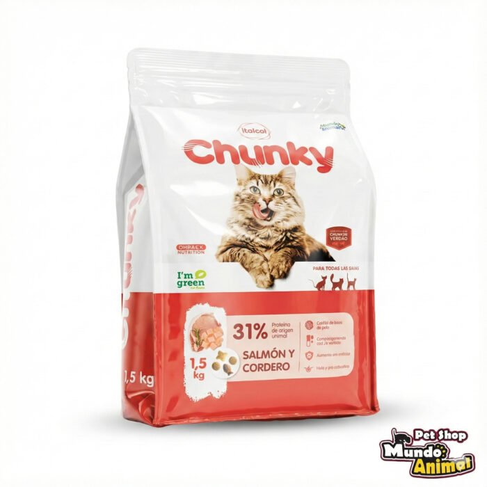 Chunky Gato Adulto Salmón y Cordero