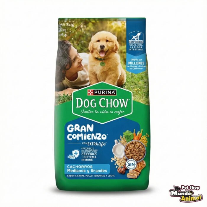 Dog-Chow-Cachorro-Raza-Mediana-y-Grande-Carne-y-Pollo Dog Chow Cachorro Raza Mediana y Grande Carne y Pollo