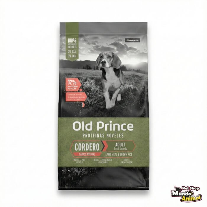 Old Prince Adulto Raza Pequeña Cordero y Arroz