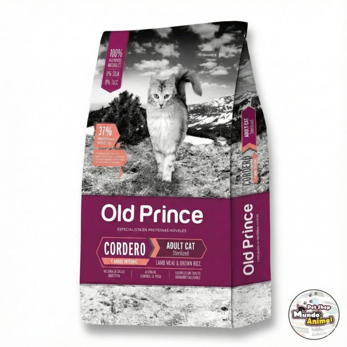 Old Prince Gato Esterilizado Cordero y Arroz