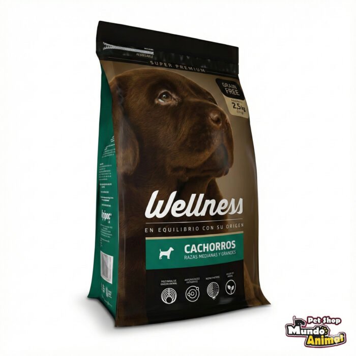 Wellness-Cachorros-Raza-Mediana-y-Grande-Salmón Wellness Cachorros Raza Mediana y Grande Salmón